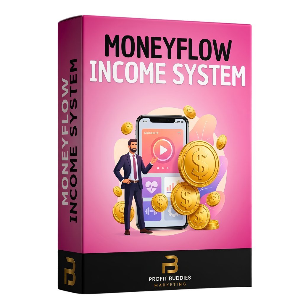 Moneyflow Income System Produktverpackung von Profit Buddies